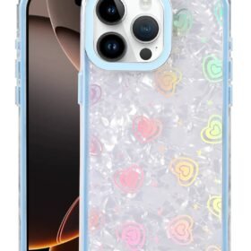 Apple iPhone 16 Pro Lumi Desenli Kapak - Yeşil-(5796)