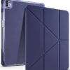 iPad Air 13 (2024) Kılıf Kalemlikli Mars Tablet Kılıfı - Lacivert-(5796)