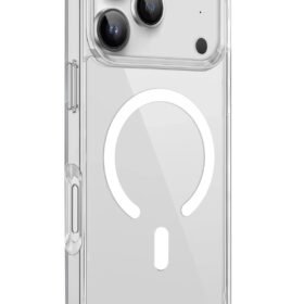 iPhone 17 Pro Max Kılıf Pc Real Magsafe Kapak - Şeffaf-(5796)