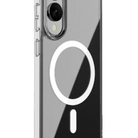 Samsung Galaxy S25 Edge Kılıf Magneticsafe Şeffaf Silikon - Şeffaf-(5796)