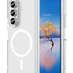 Samsung Galaxy Z Fold 7 Kılıf Magneticsafe Şeffaf Silikon - Şeffaf-(5796)