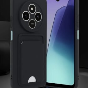 Xiaomi Redmi 14C Kelvin Kartvizitli Silikon - Derin Mor-(5796)