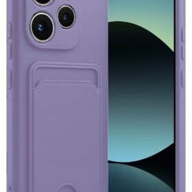 Xiaomi Redmi Note 14 4G Kelvin Kartvizitli Silikon - Lila-(5796)