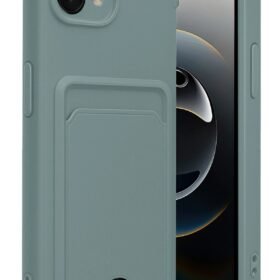 Apple iPhone 16E Kelvin Kartvizitli Silikon - Açık Yeşil-(5796)