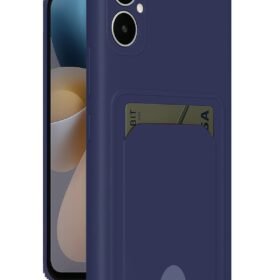 Samsung Galaxy A05 Kelvin Kartvizitli Silikon - Lacivert-(5796)