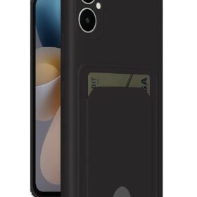 Samsung Galaxy A05 Kelvin Kartvizitli Silikon - Siyah-(5796)