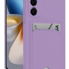 Samsung Galaxy M15 Kelvin Kartvizitli Silikon - Lila-(5796)