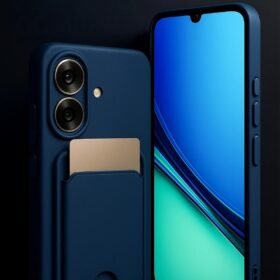 Realme Note 60 Kelvin Kartvizitli Silikon - Lacivert-(5796)