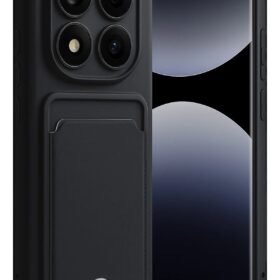 Xiaomi Redmi Note 14 Pro Plus Kelvin Kartvizitli Silikon - Siyah-(5796)