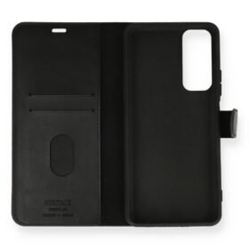 Huawei P Smart 2021 Kılıf Trend S Plus Kapaklı Kılıf - Siyah-(5796)