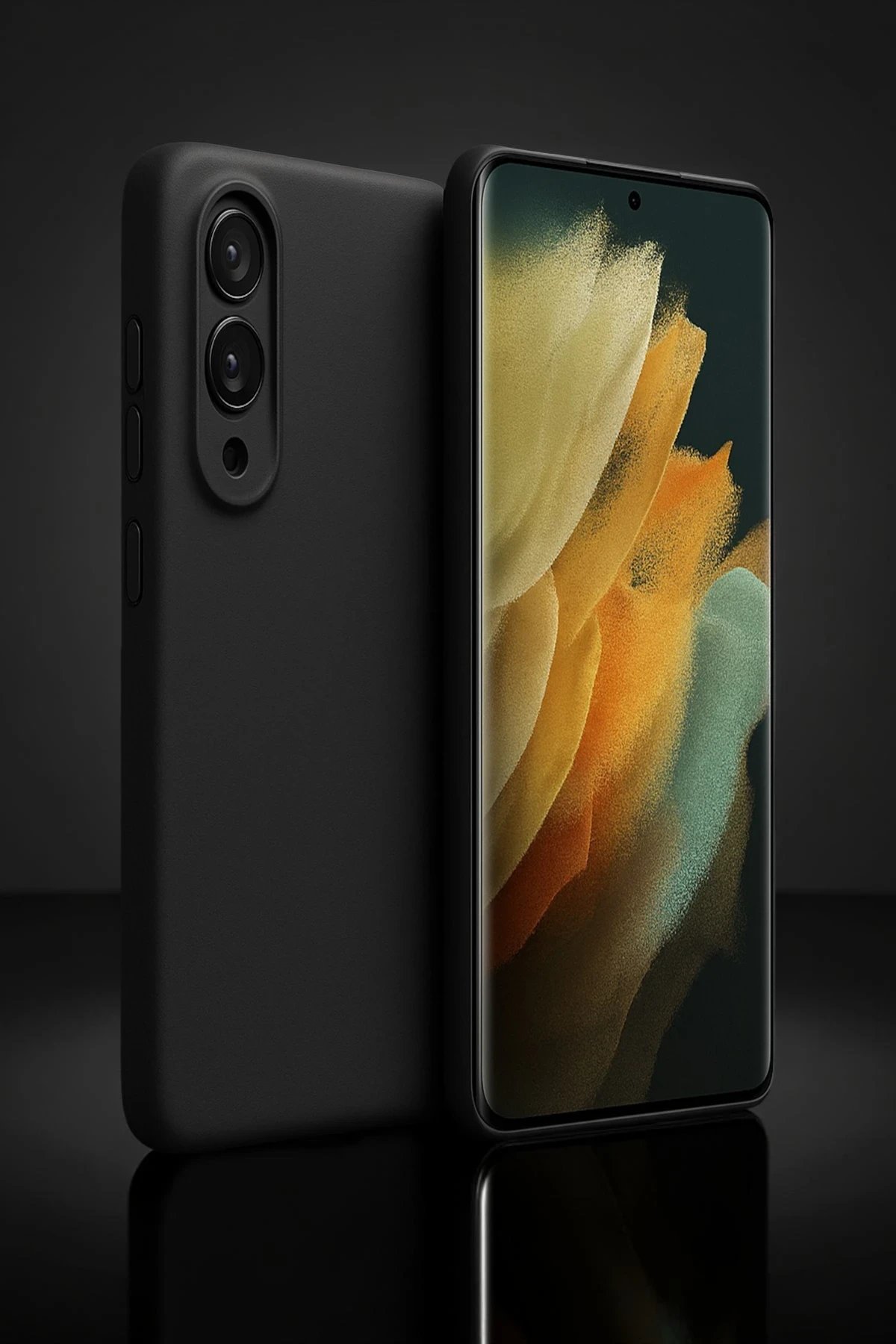 Samsung Galaxy S25 Edge First Silikon - Kahverengi-(5796) - Görsel 2