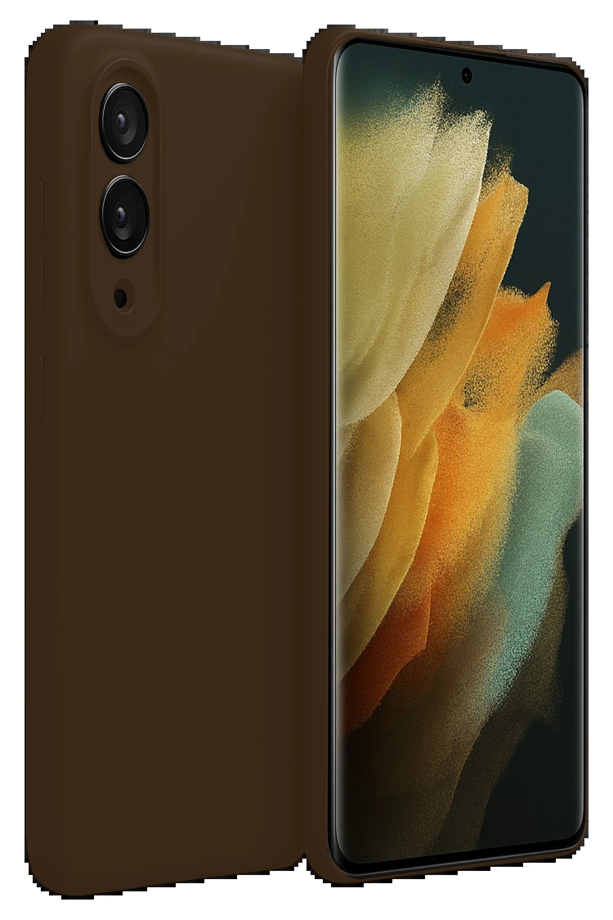 Samsung Galaxy S25 Edge First Silikon - Kahverengi-(5796) - Görsel 3