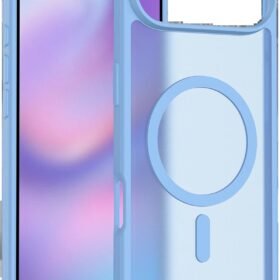 Apple iPhone 17 Air Jota Magsafe Kapak - Açık Mavi-(5796)