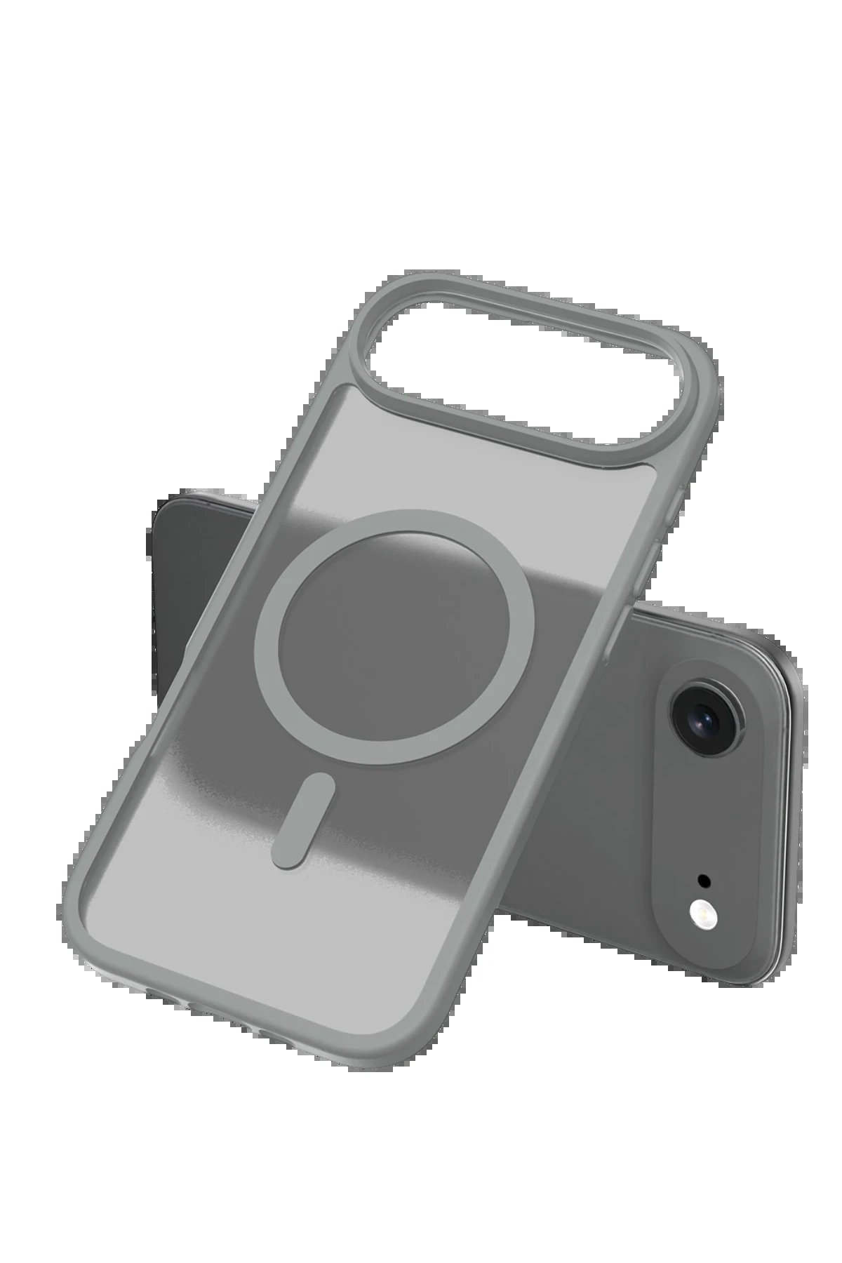 Apple iPhone 17 Air Jota Magsafe Kapak - Titan Gri-(5796) - Görsel 2