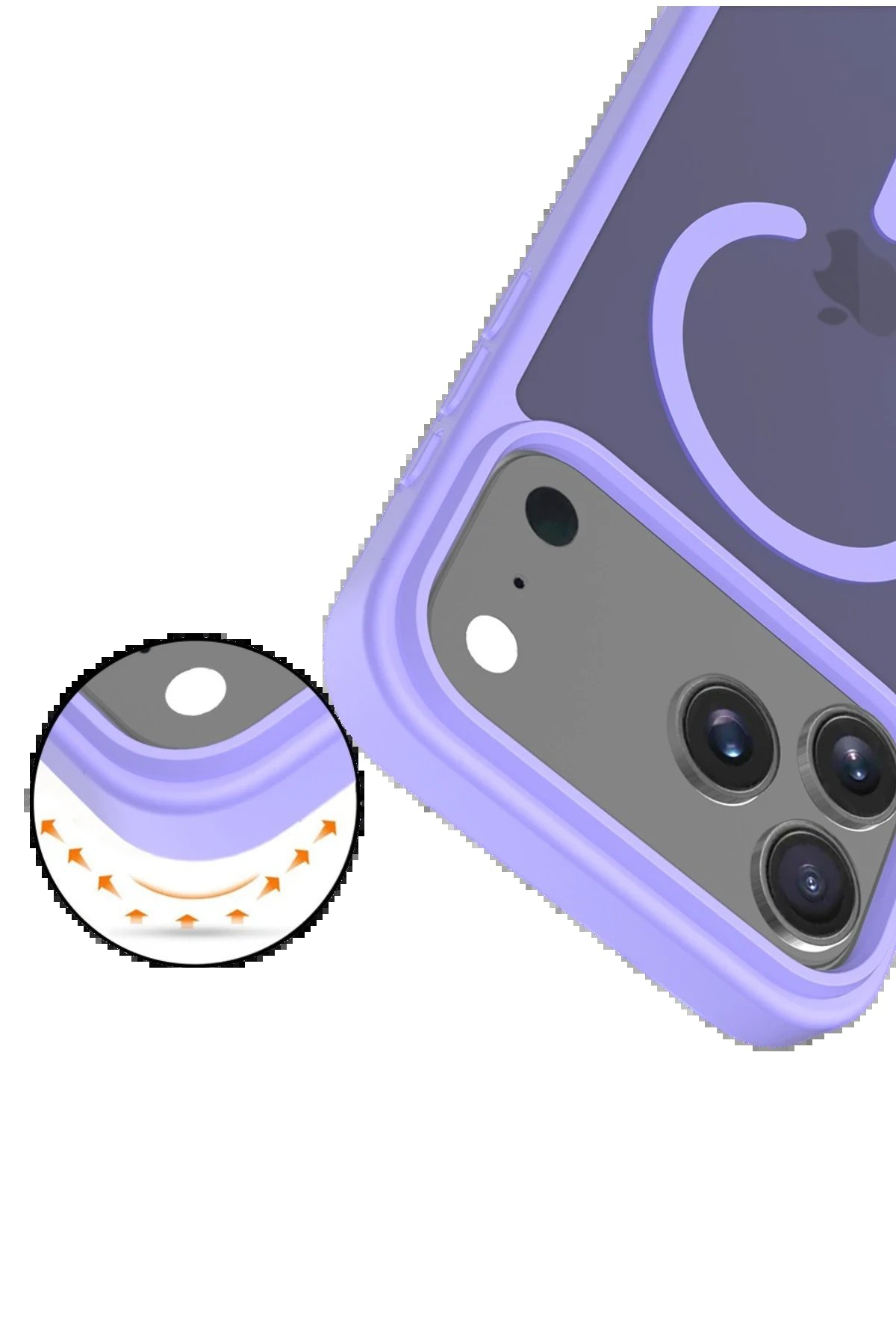 Apple iPhone 17 Pro Max Jota Magsafe Kapak - Lila-(5796) - Görsel 2