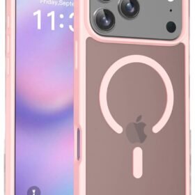 Apple iPhone 17 Pro Max Jota Magsafe Kapak - Pudra-(5796)