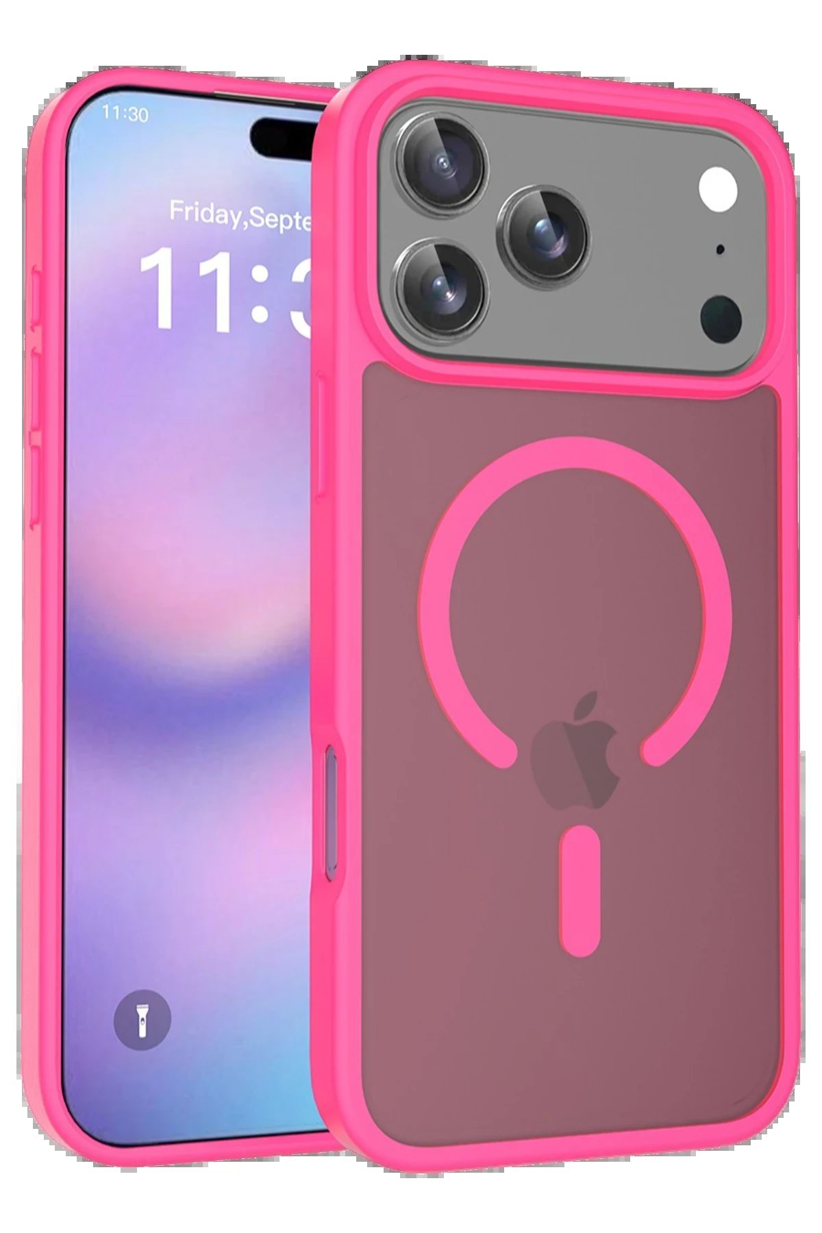 Apple iPhone 17 Pro Max Jota Magsafe Kapak - Rose-(5796)
