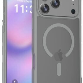 Apple iPhone 17 Pro Max Jota Magsafe Kapak - Titan Gri-(5796)