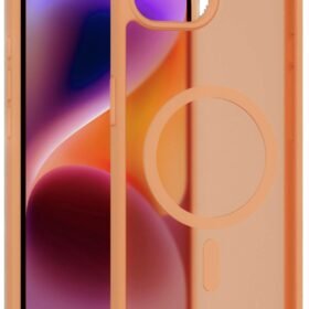 iPhone 16E Jota Magsafe Kapak - Turuncu-(5796)