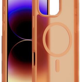 iPhone 16 Pro Jota Magsafe Kapak - Turuncu-(5796)