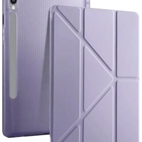 Samsung Galaxy Tab S10 FE Plus 13.1 Kalemlikli Mars Tablet Kılıfı - Açık Mor-(5796)