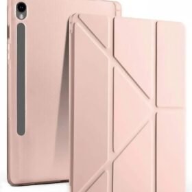 Samsung Galaxy Tab S10 FE Plus 13.1 Kalemlikli Mars Tablet Kılıfı - Rose Gold-(5796)