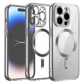 iPhone 13 Pro Max Kılıf Kross Magneticsafe Kapak - Titan Gri-(5796)