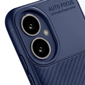 Honor 400 Kılıf Auto Focus Karbon Kapak - Lacivert-(5796)