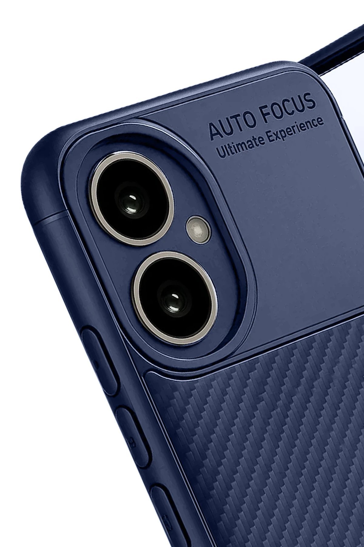 Honor 400 Kılıf Auto Focus Karbon Kapak - Lacivert-(5796)