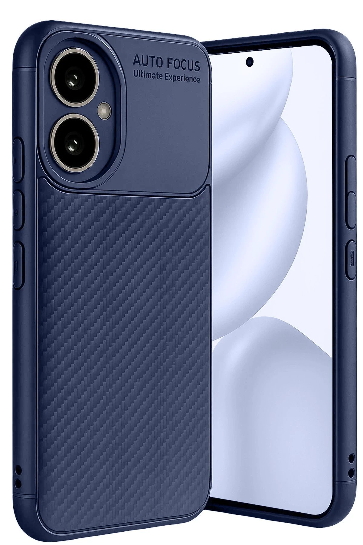 Honor 400 Kılıf Auto Focus Karbon Kapak - Lacivert-(5796) - Görsel 3