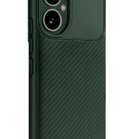 Honor 400 Kılıf Auto Focus Karbon Kapak - Koyu Yeşil-(5796)