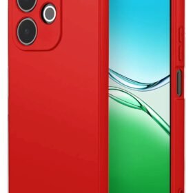 Oppo A5 Pro 4G First Silikon - Kırmızı-(5796)