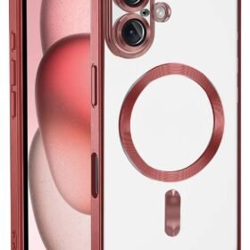 Apple iPhone 17 Kross Magneticsafe Kapak - Kırmızı-(5796)