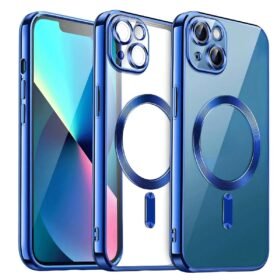 iPhone 13 Kılıf Kross Magneticsafe Kapak - Lacivert-(5796)