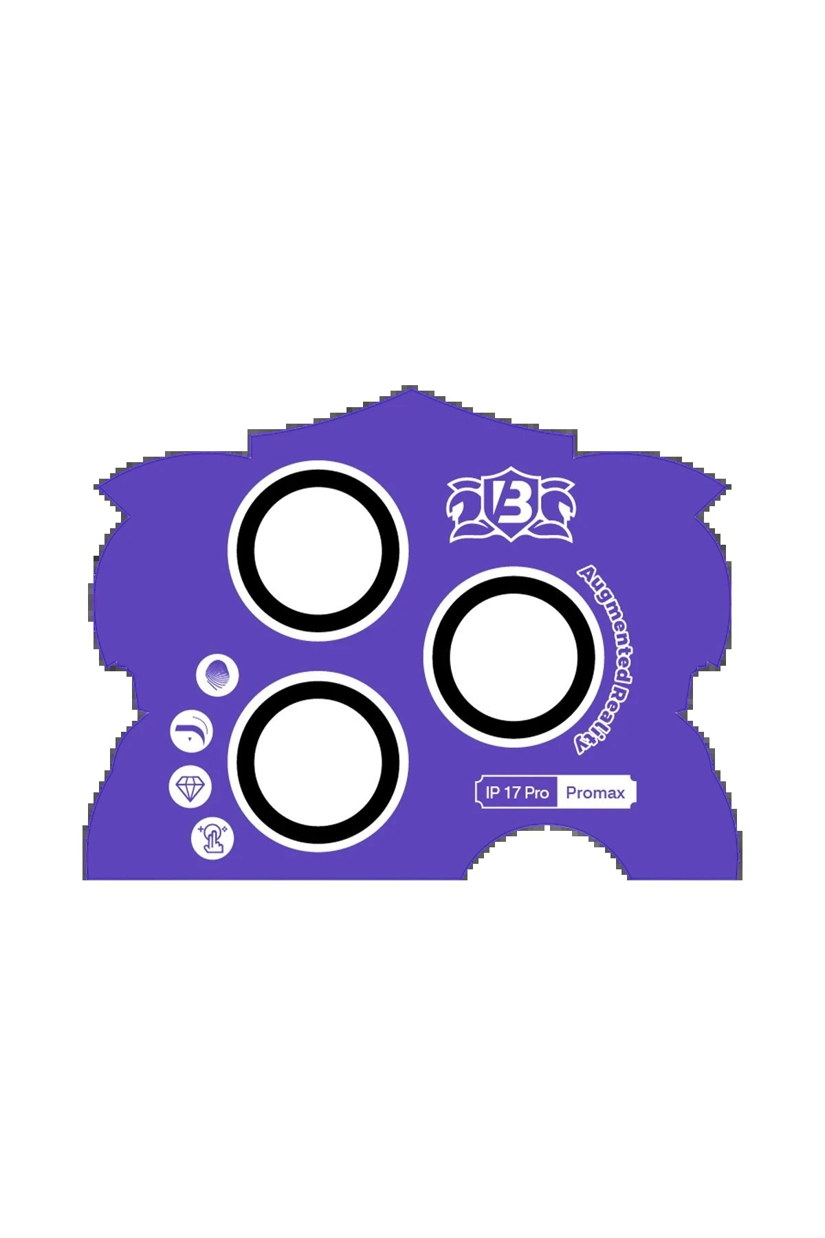 Apple iPhone 17 Pro Max Bilvis Titan Kamera Lens - Gümüş-(5796) - Görsel 2