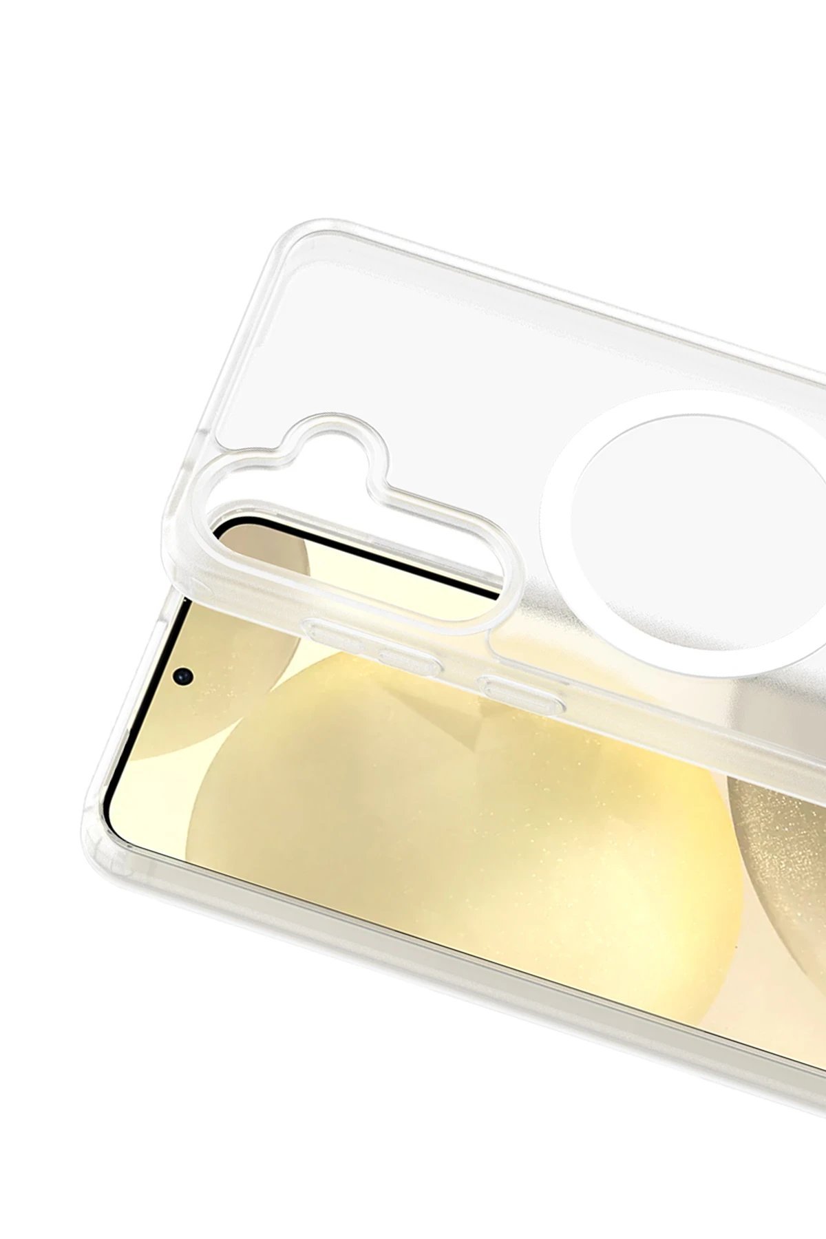 Samsung Galaxy A56 Jota Magsafe Kapak - Şeffaf-(5796) - Görsel 2