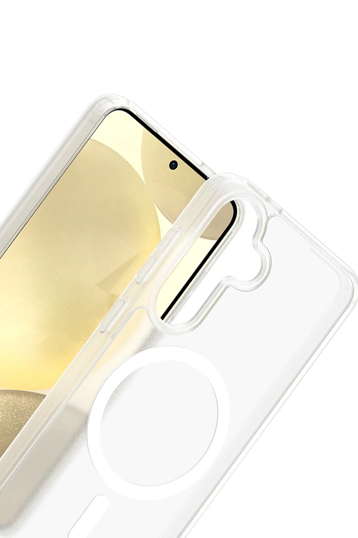 Samsung Galaxy A56 Jota Magsafe Kapak - Şeffaf-(5796) - Görsel 3