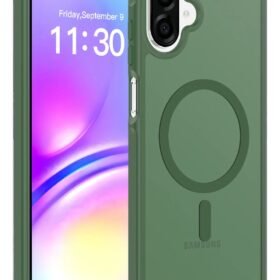 Samsung Galaxy A07 Jota Magsafe Kapak - Koyu Yeşil-(5796)