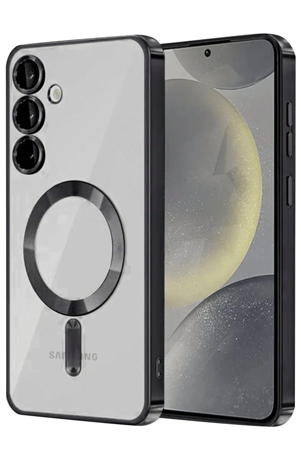 Samsung Galaxy A54 5G Kross Magneticsafe Kapak - Siyah-(5796)