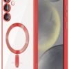 Samsung Galaxy A55 5G Kross Magneticsafe Kapak - Kırmızı-(5796)