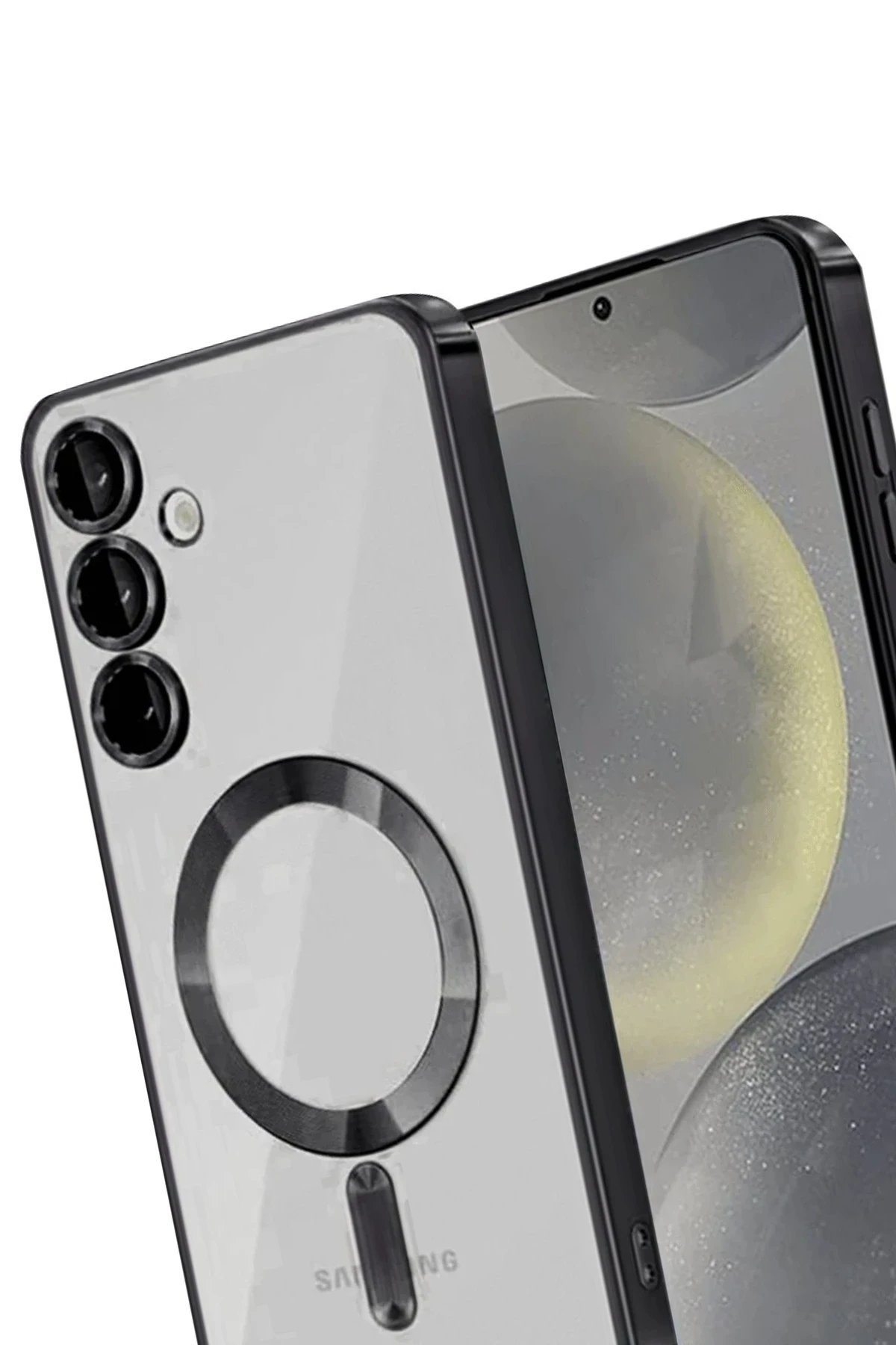 Samsung Galaxy A16 5G Kross Magneticsafe Kapak - Siyah-(5796) - Görsel 3