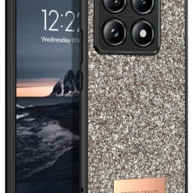 Xiaomi Mi 14T Pro Bright Simli Kapak - Gold-(5796)