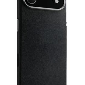 iPhone 17 Air Wonder Deri Magsafe Kapak - Siyah-(5796)