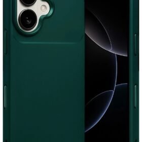 Apple iPhone 17 Auto Focus Karbon Kapak - Koyu Yeşil-(5796)