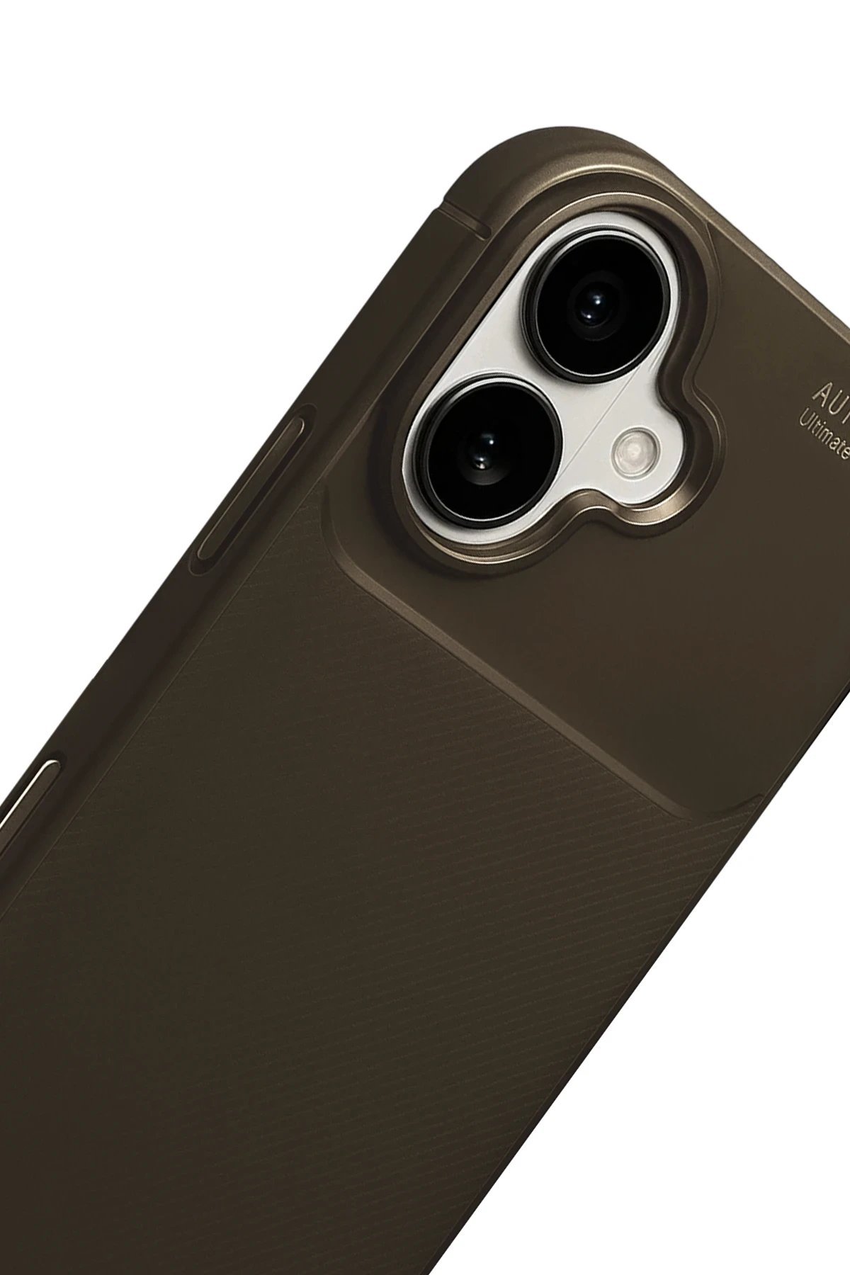 Apple iPhone 17 Auto Focus Karbon Kapak - Kahverengi-(5796) - Görsel 4