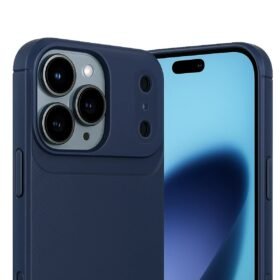 Apple iPhone 17 Pro Auto Focus Karbon Kapak - Lacivert-(5796)