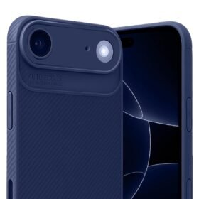 Apple iPhone 17 Air Auto Focus Karbon Kapak - Lacivert-(5796)