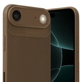 Apple iPhone 17 Air Auto Focus Karbon Kapak - Kahverengi-(5796)