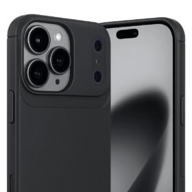 Apple iPhone 17 Pro Max Auto Focus Karbon Kapak - Siyah-(5796)