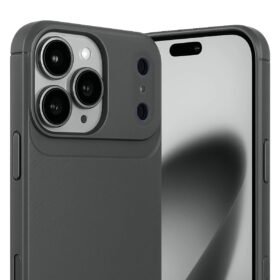 Apple iPhone 17 Pro Max Auto Focus Karbon Kapak - Gri-(5796)